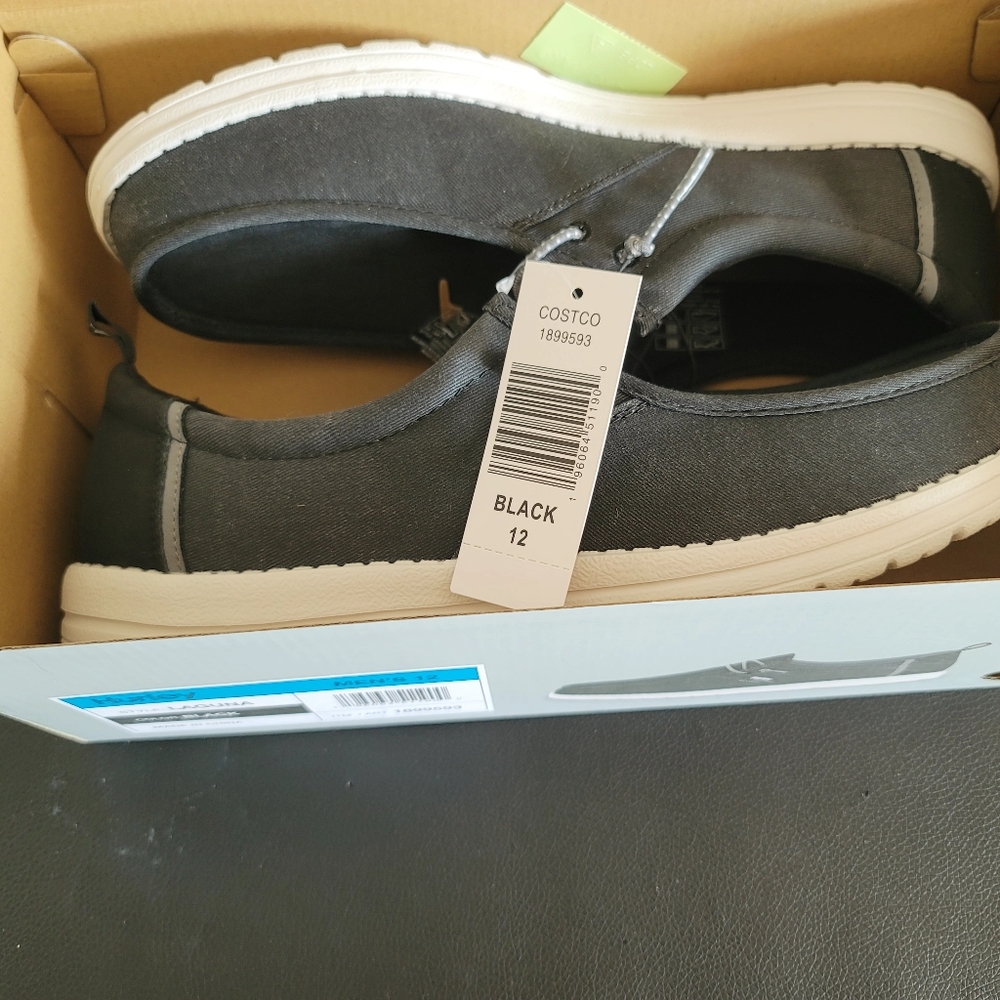 Hurley Black Slip-On Loafers